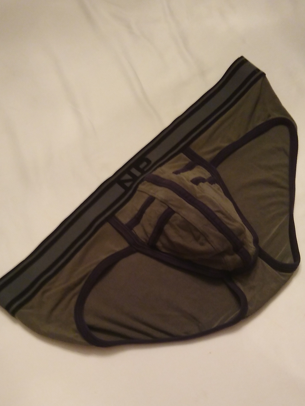 Nasty Pig Green Briefs w/ Black Trim